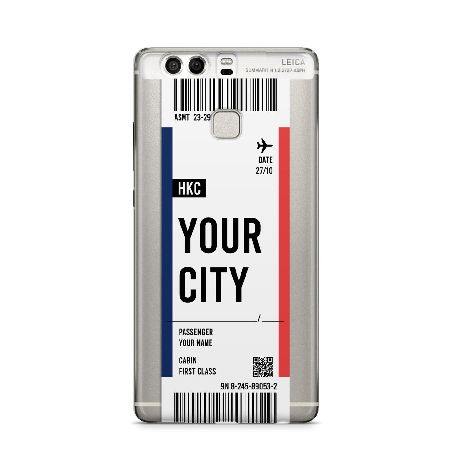 Boarding Pass Ticket Huawei P9 Case