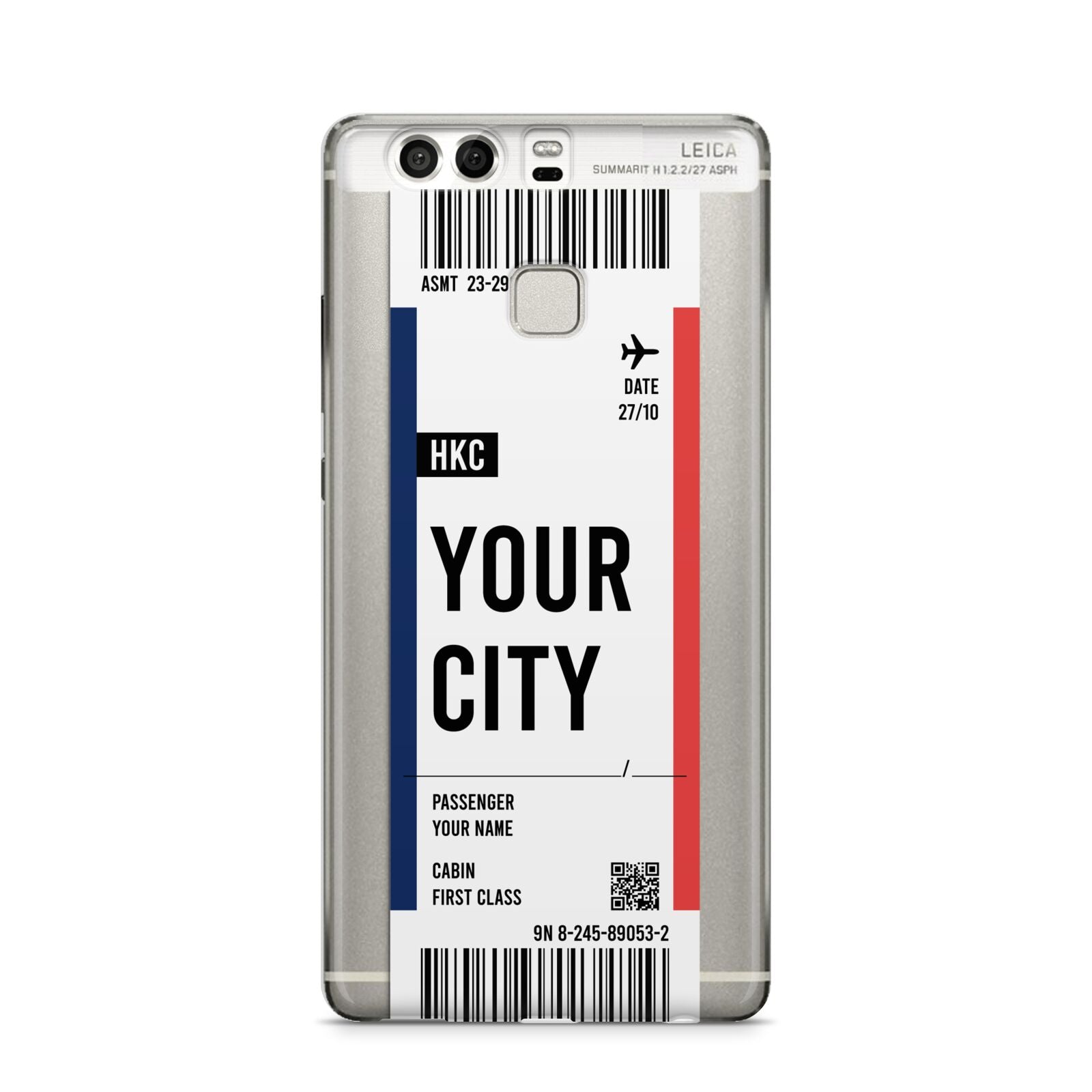 Boarding Pass Ticket Huawei P9 Case