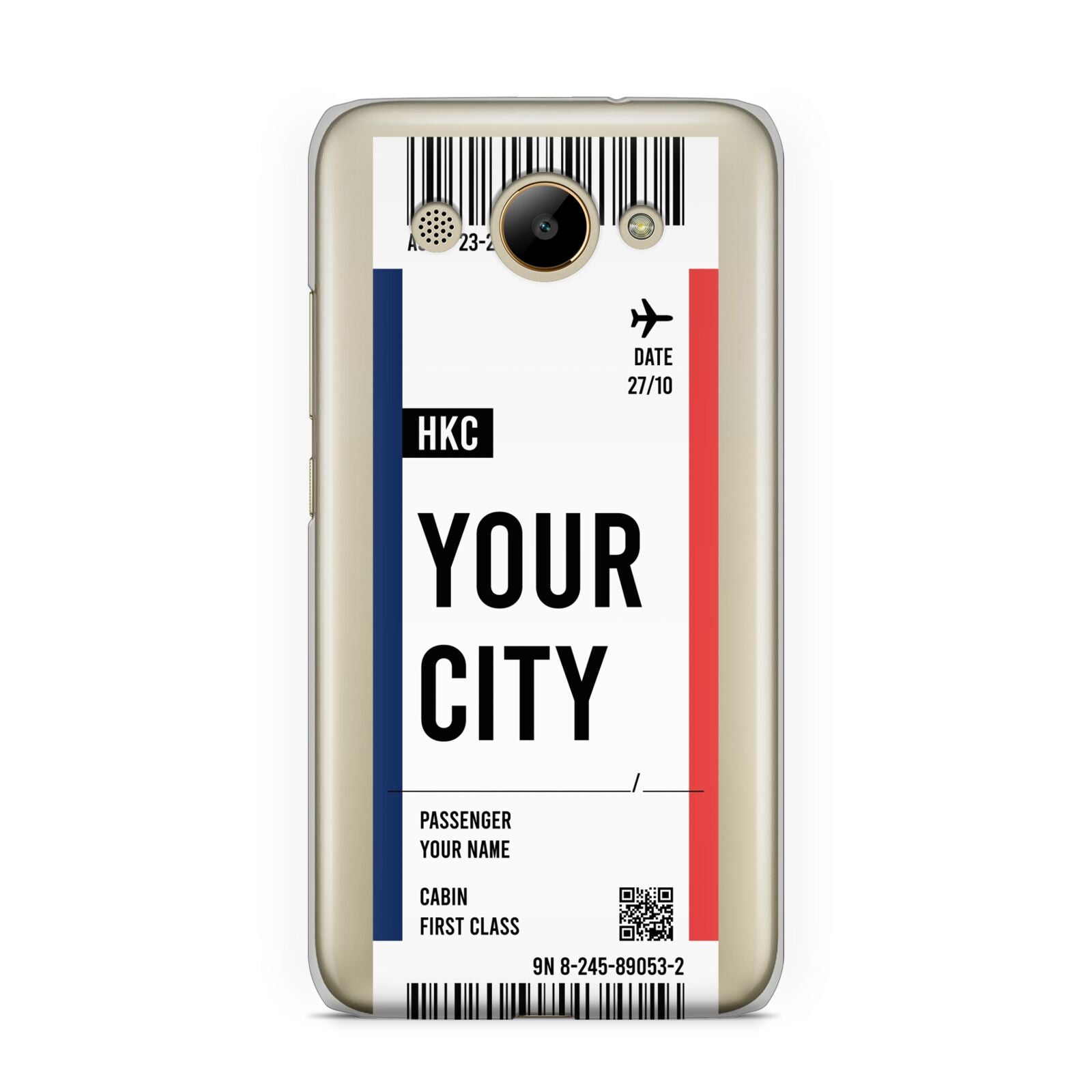 Boarding Pass Ticket Huawei Y3 2017