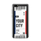 Boarding Pass Ticket Huawei Y5 Prime 2018 Phone Case