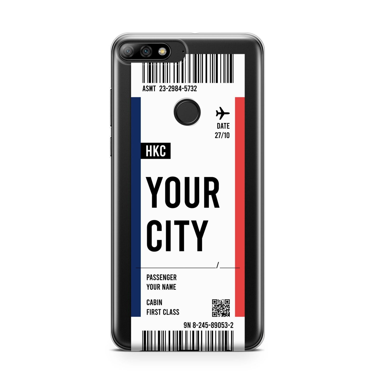 Boarding Pass Ticket Huawei Y7 2018