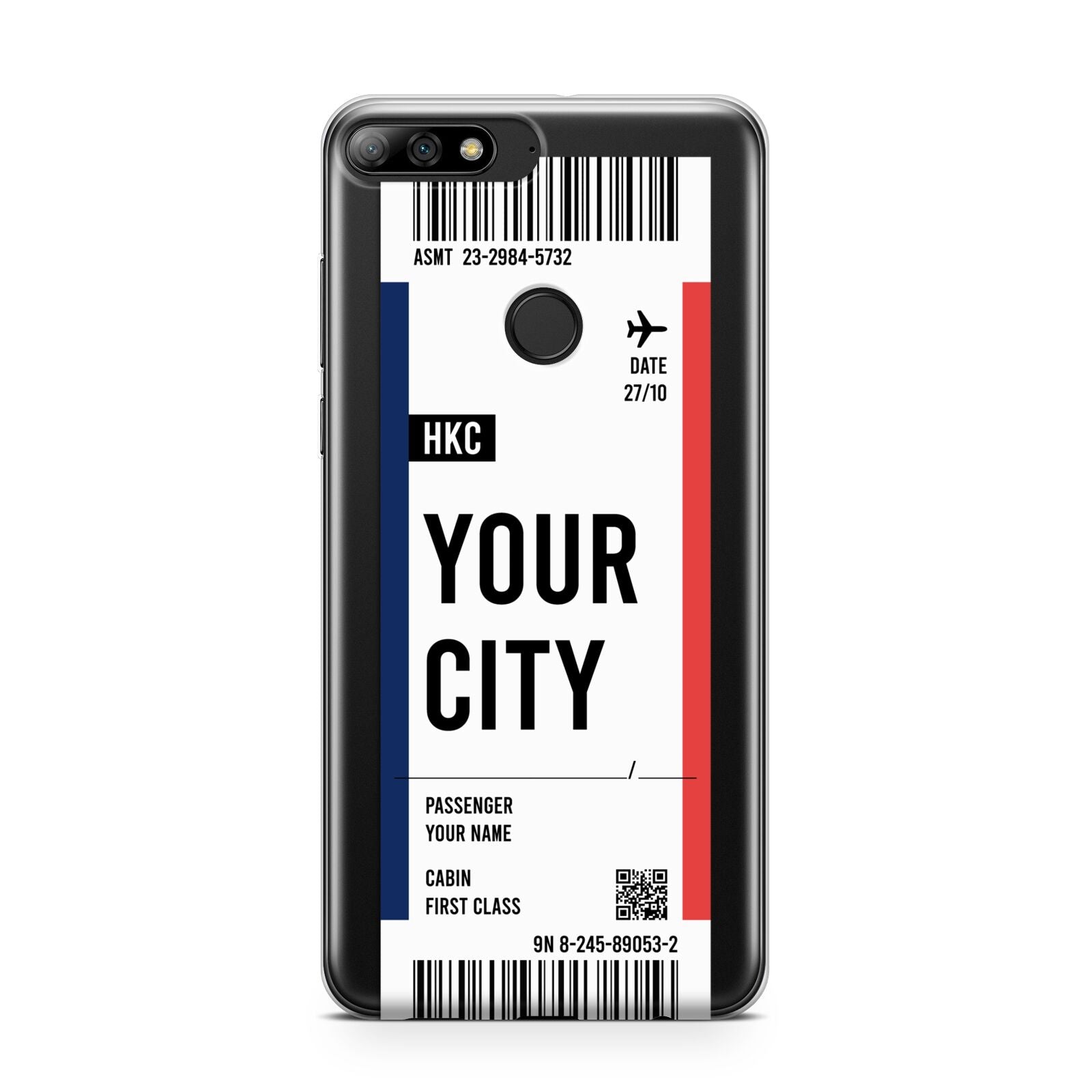 Boarding Pass Ticket Huawei Y7 2018