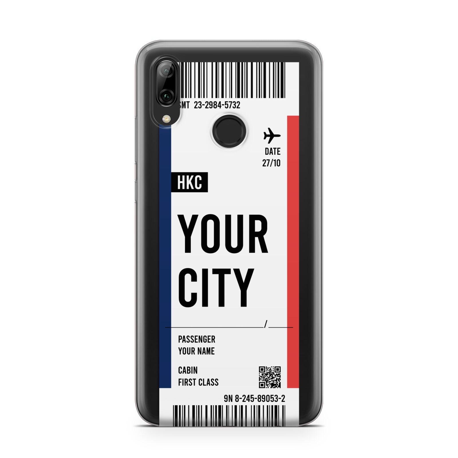 Boarding Pass Ticket Huawei Y7 2019