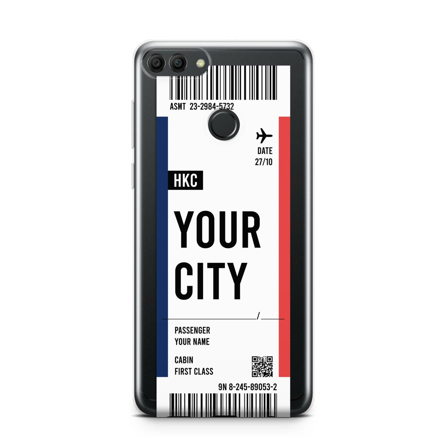 Boarding Pass Ticket Huawei Y9 2018