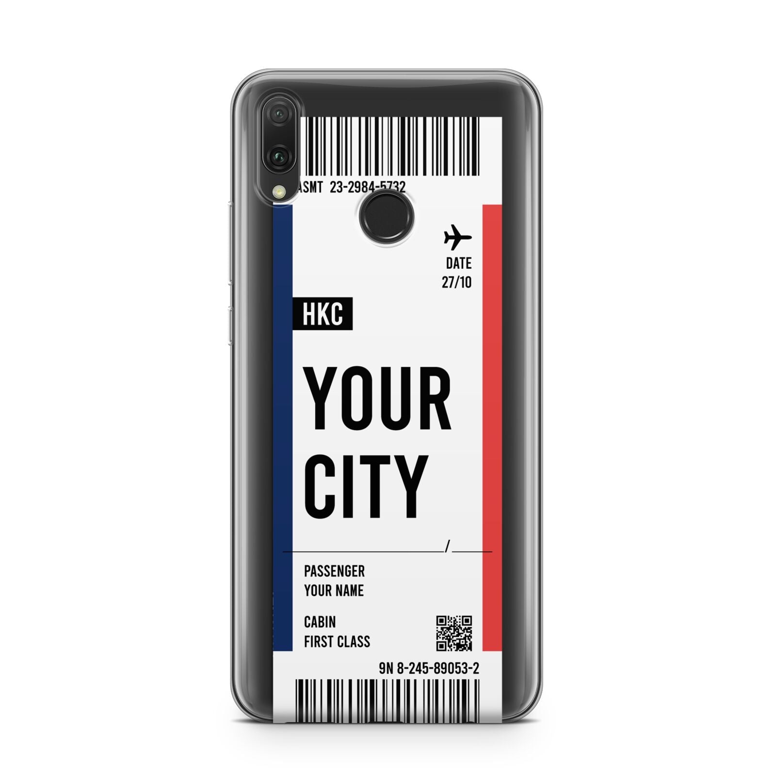 Boarding Pass Ticket Huawei Y9 2019