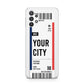 Boarding Pass Ticket Samsung A32 5G Case
