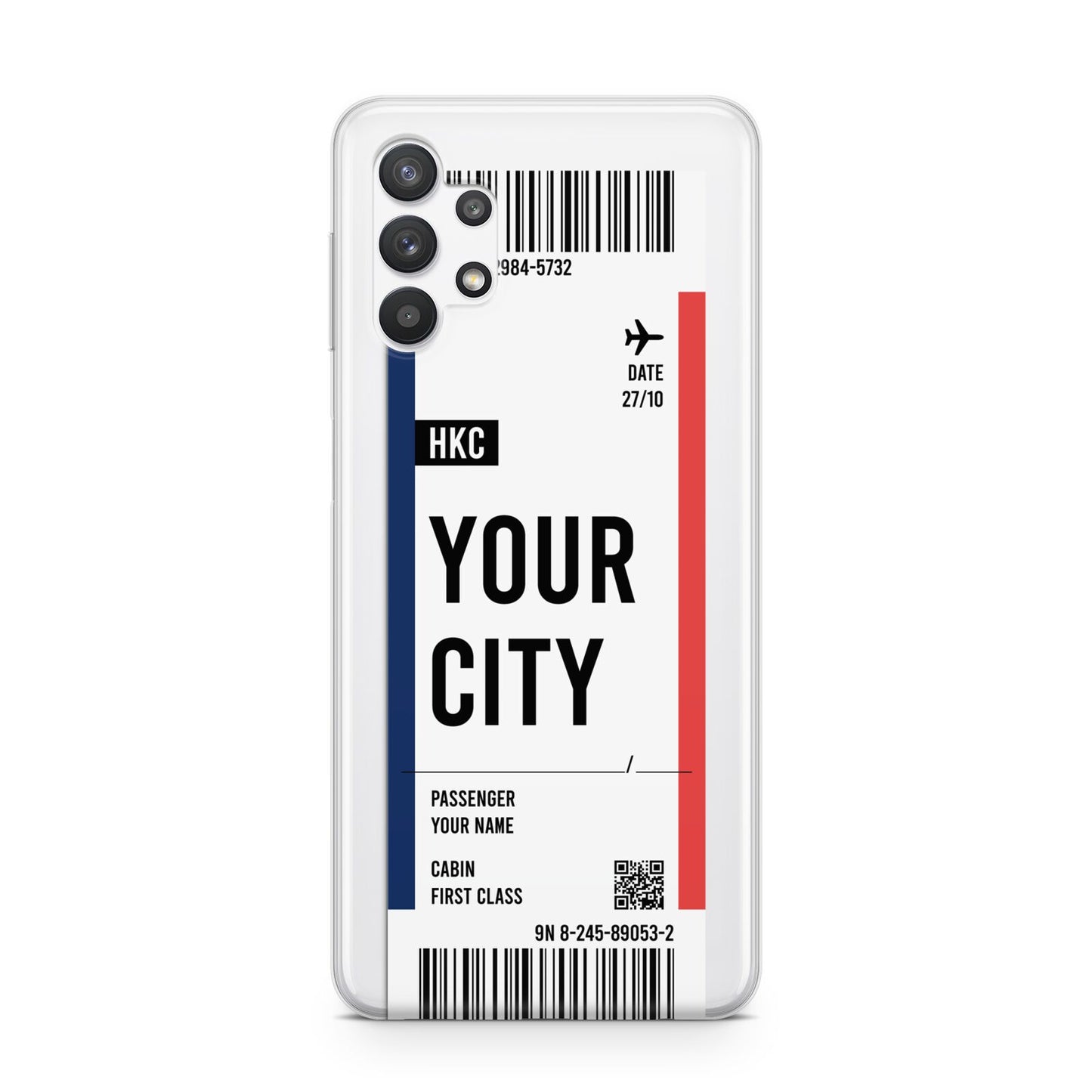 Boarding Pass Ticket Samsung A32 5G Case