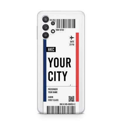 Boarding Pass Ticket Samsung A32 5G Case