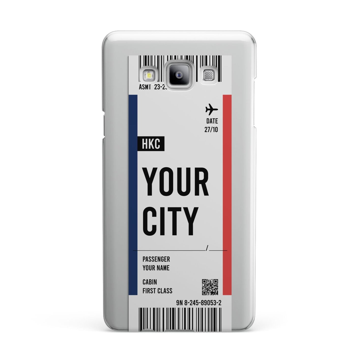 Boarding Pass Ticket Samsung Galaxy A7 2015 Case