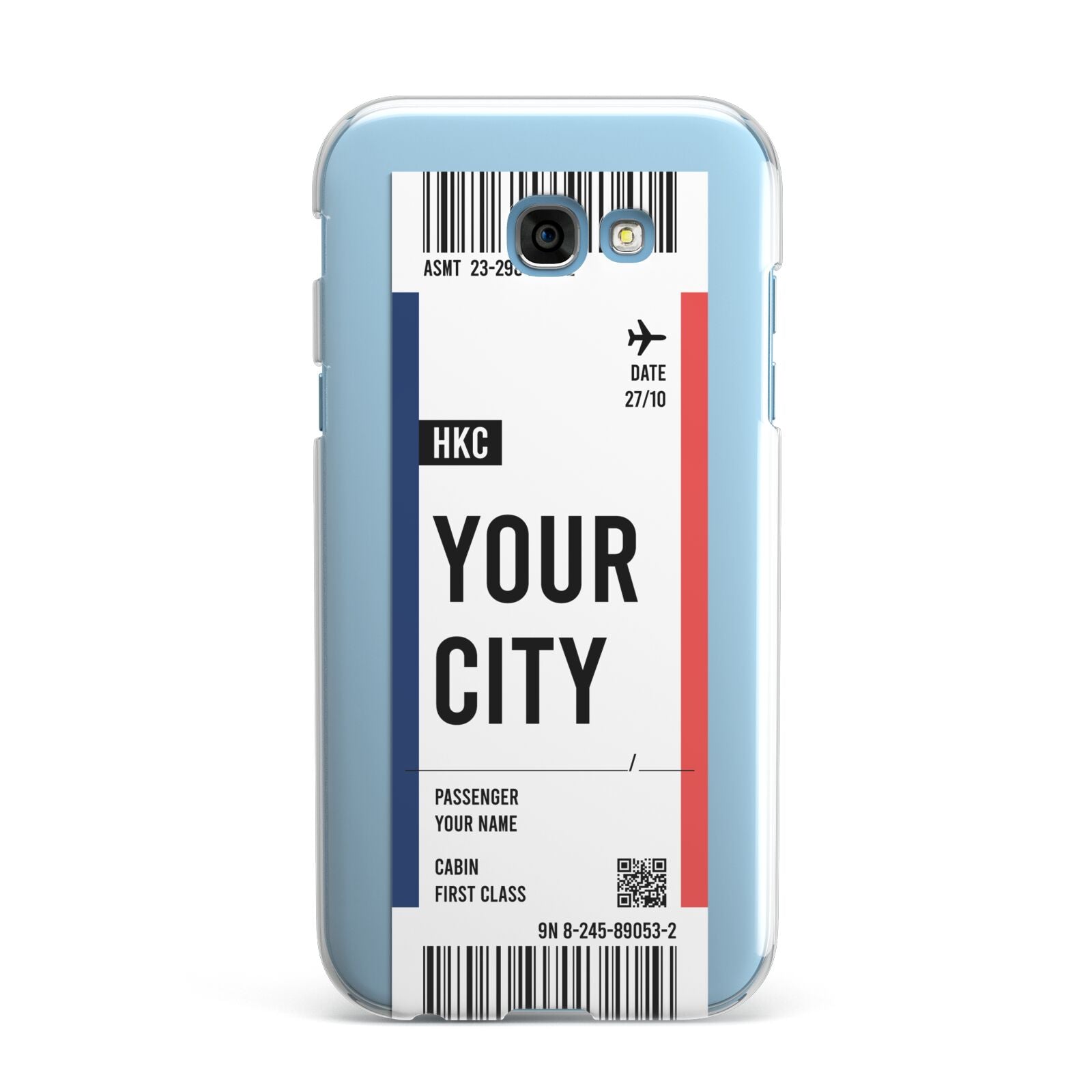 Boarding Pass Ticket Samsung Galaxy A7 2017 Case