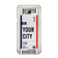 Boarding Pass Ticket Samsung Galaxy A8 2016 Case