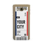 Boarding Pass Ticket Samsung Galaxy A8 Case