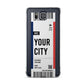Boarding Pass Ticket Samsung Galaxy Alpha Case