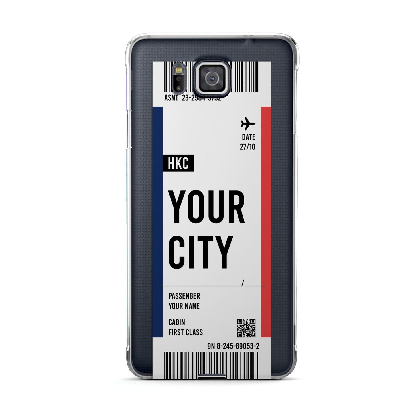 Boarding Pass Ticket Samsung Galaxy Alpha Case
