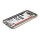Boarding Pass Ticket Samsung Galaxy Case Bottom Cutout