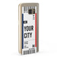 Boarding Pass Ticket Samsung Galaxy Case Fourty Five Degrees
