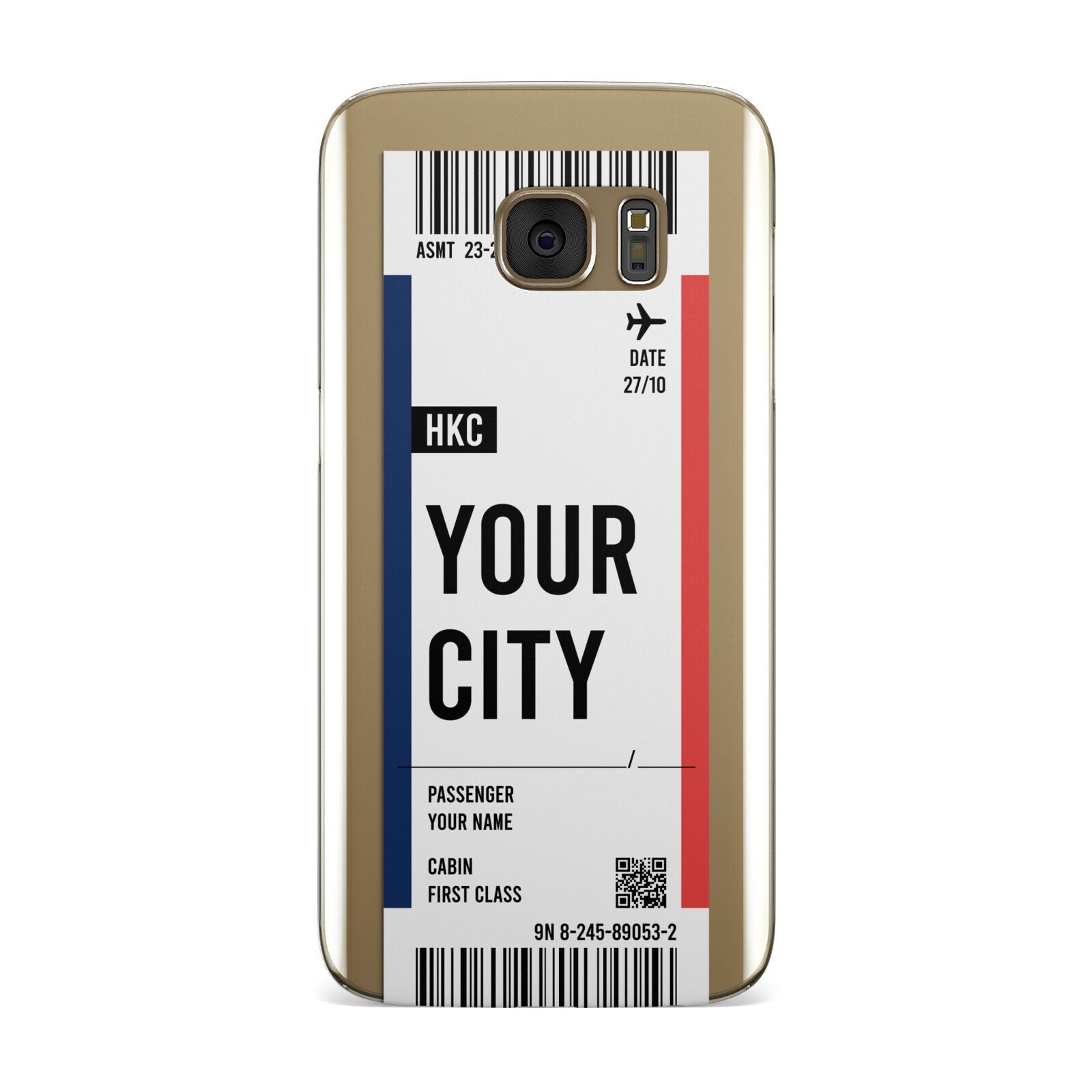 Boarding Pass Ticket Samsung Galaxy Case