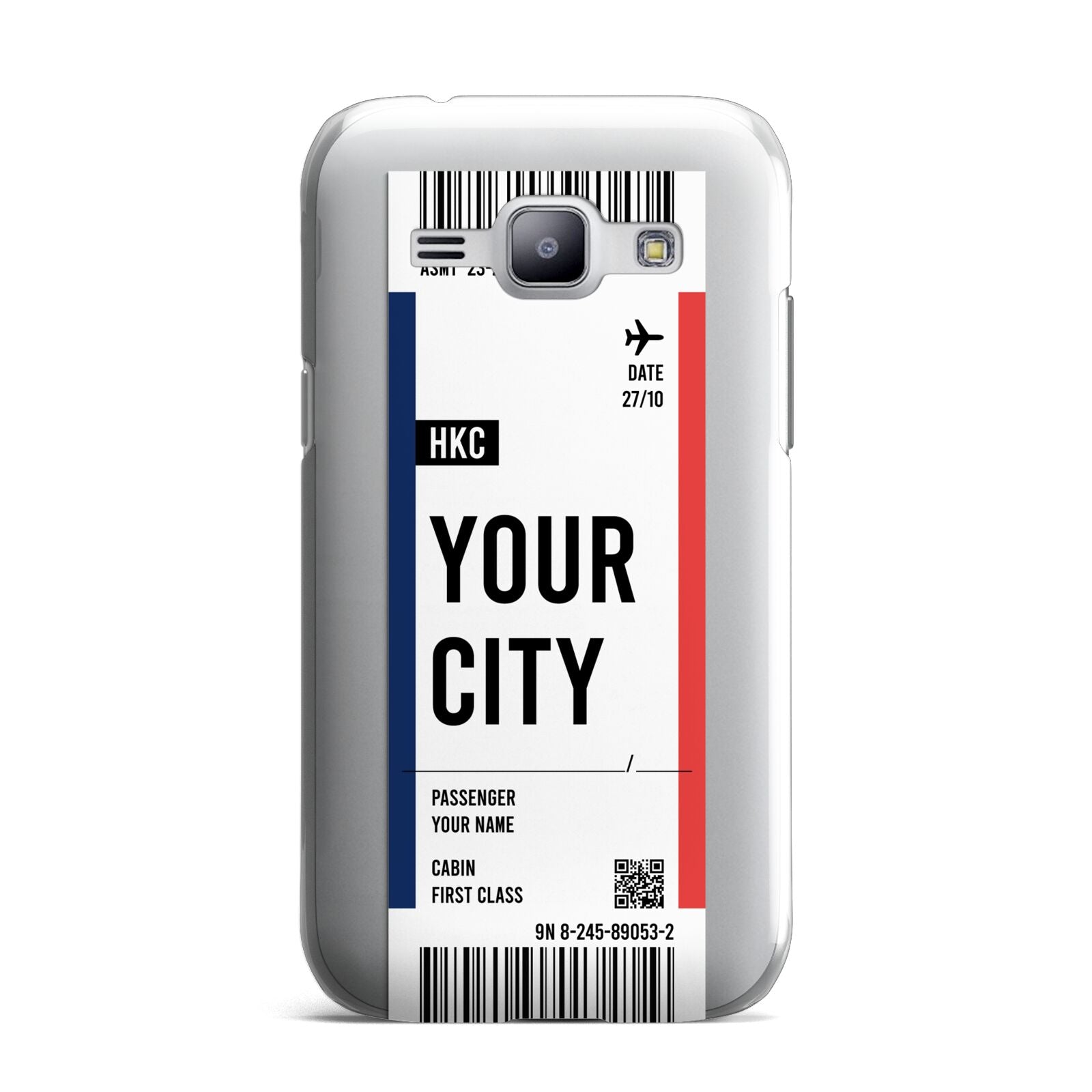 Boarding Pass Ticket Samsung Galaxy J1 2015 Case
