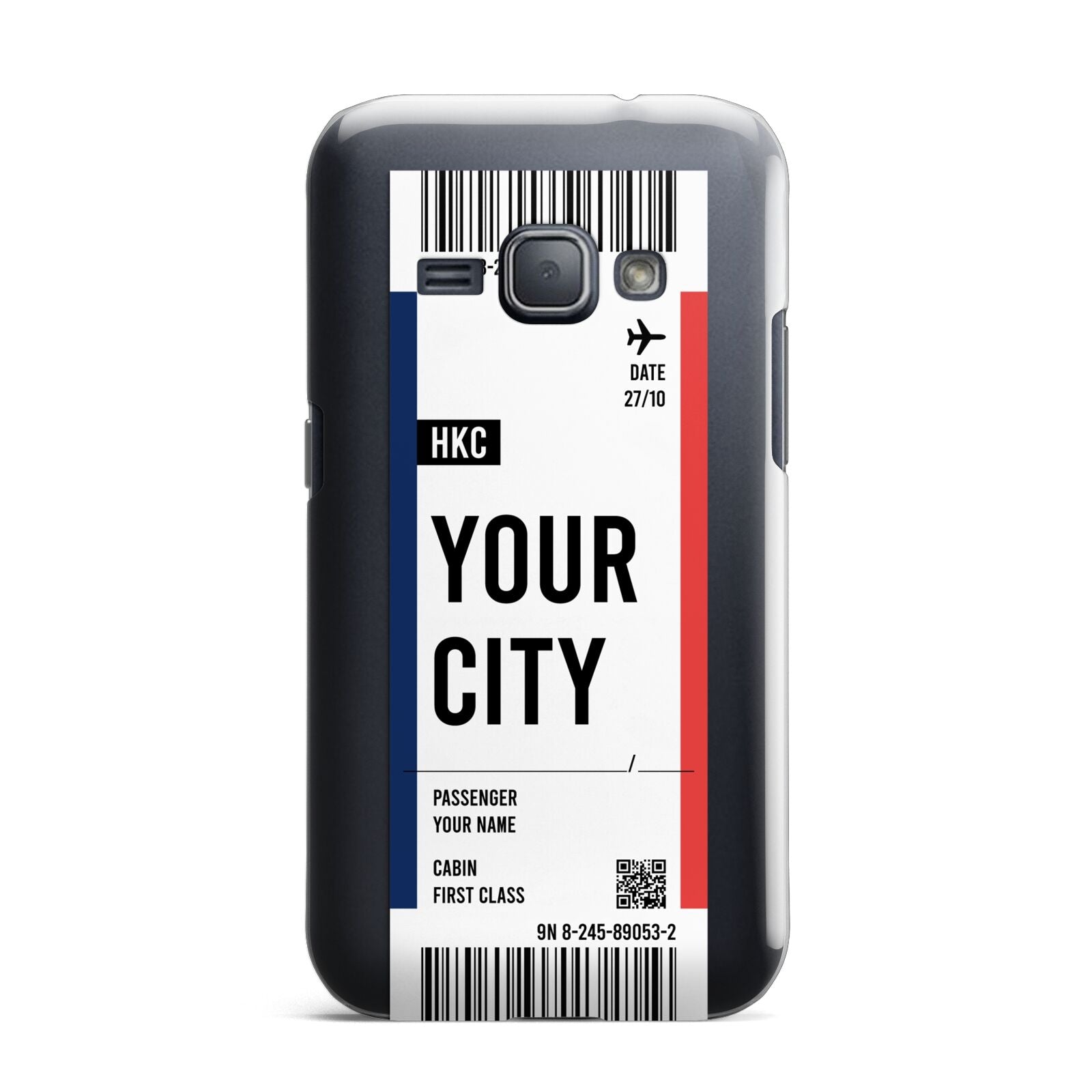 Boarding Pass Ticket Samsung Galaxy J1 2016 Case