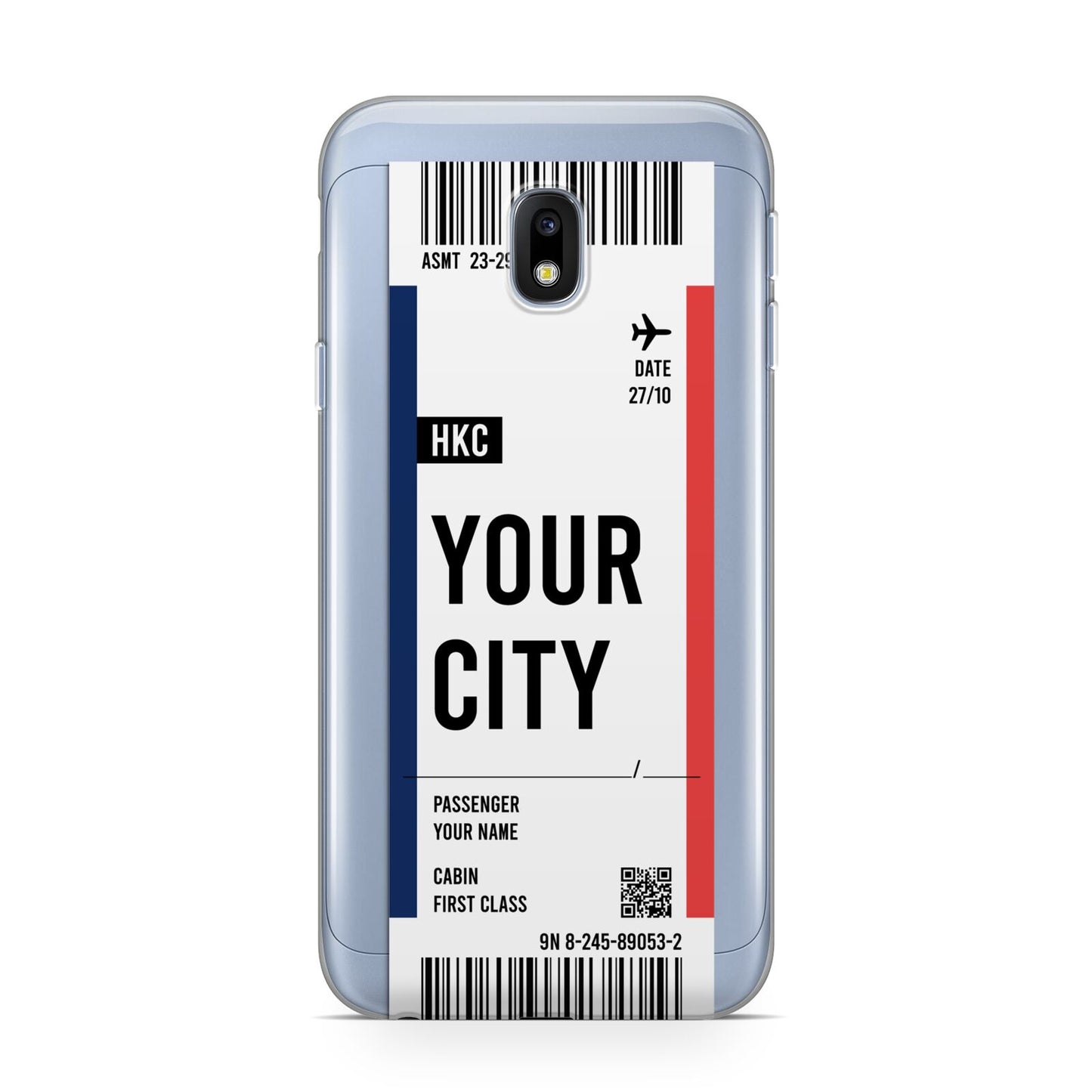 Boarding Pass Ticket Samsung Galaxy J3 2017 Case
