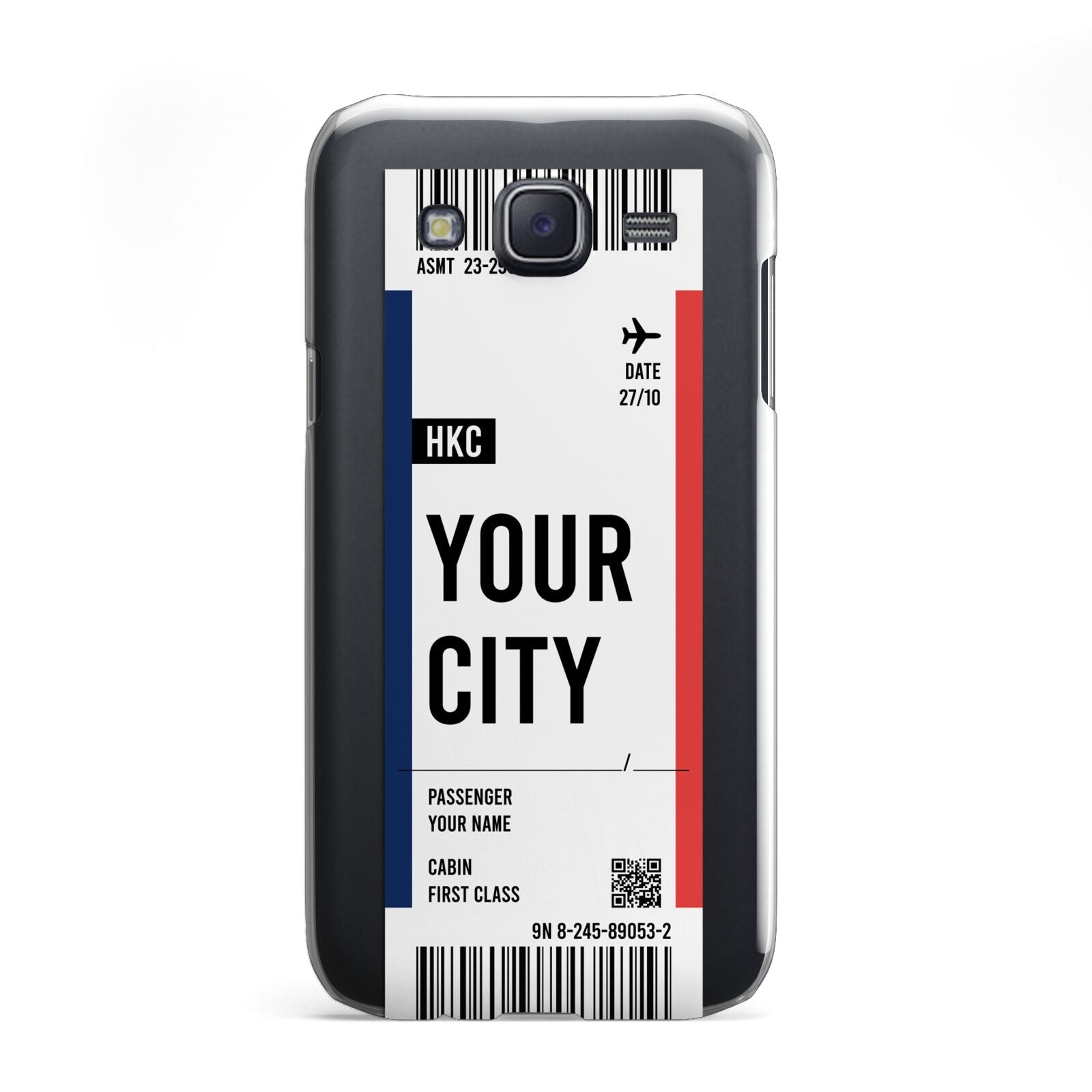 Boarding Pass Ticket Samsung Galaxy J5 Case