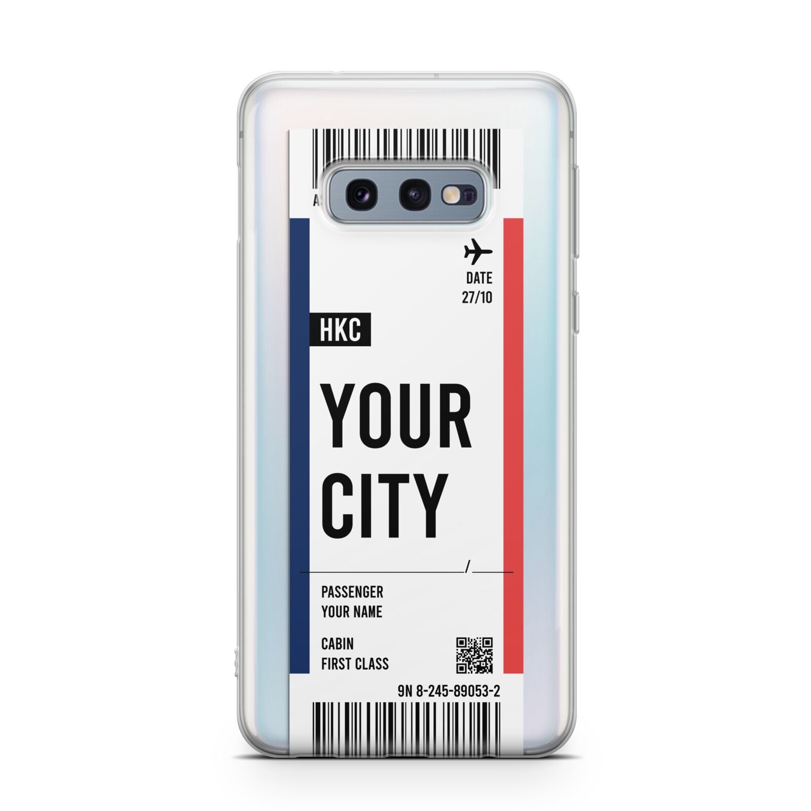 Boarding Pass Ticket Samsung Galaxy S10E Case