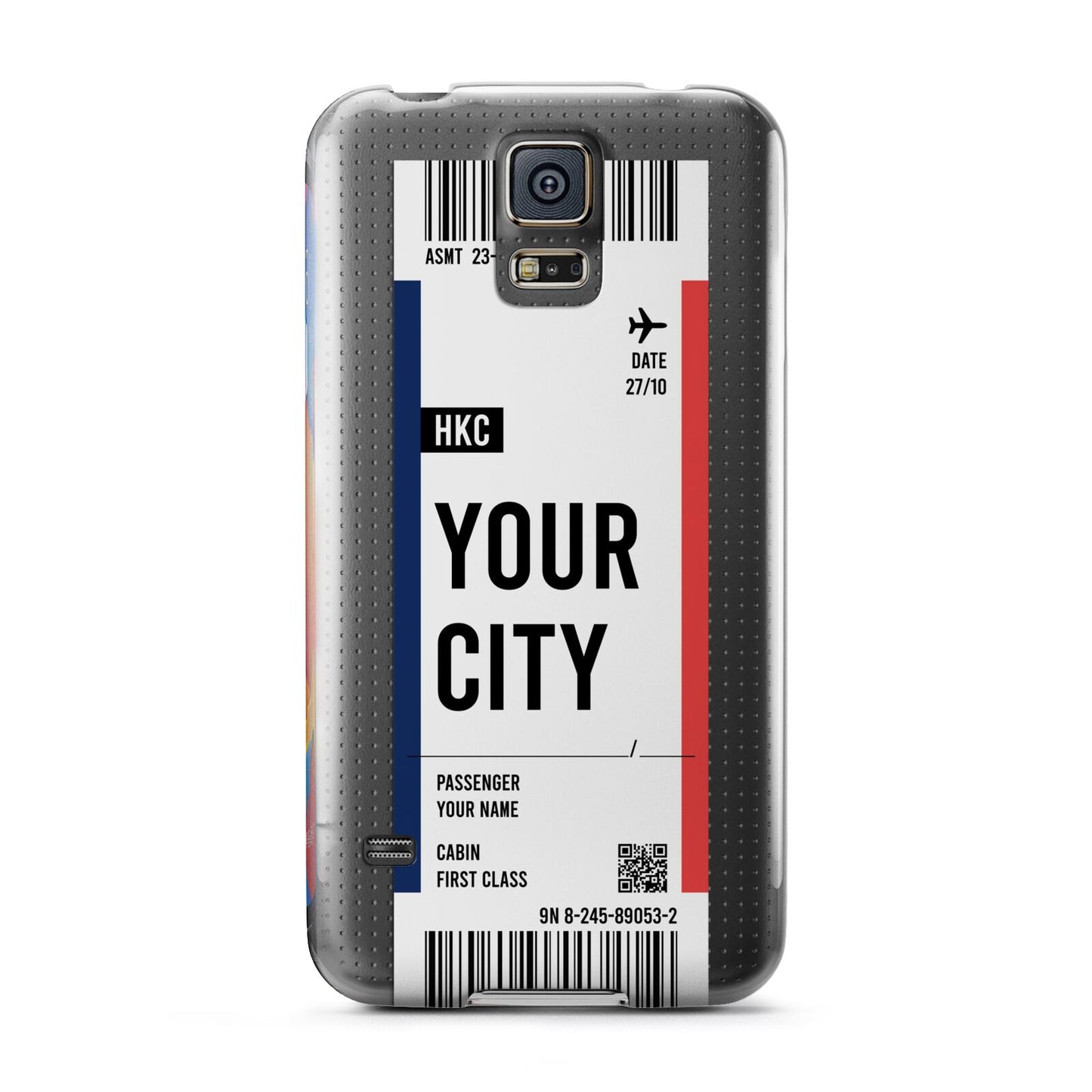 Boarding Pass Ticket Samsung Galaxy S5 Case
