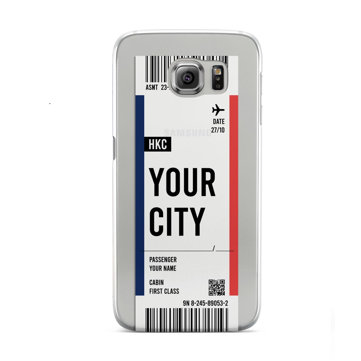 Boarding Pass Ticket Samsung Galaxy S6 Case