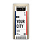 Boarding Pass Ticket Samsung Galaxy S8 Case