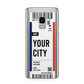 Boarding Pass Ticket Samsung Galaxy S9 Case