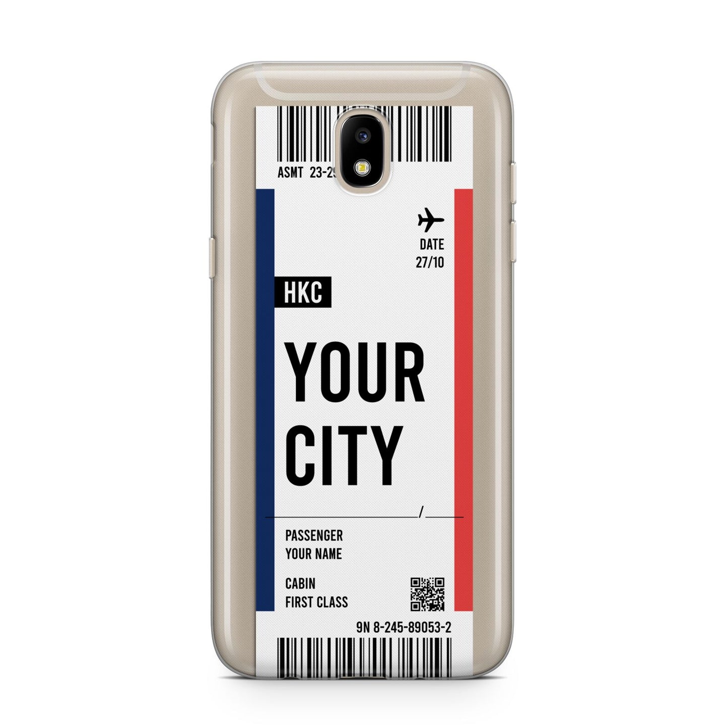 Boarding Pass Ticket Samsung J5 2017 Case