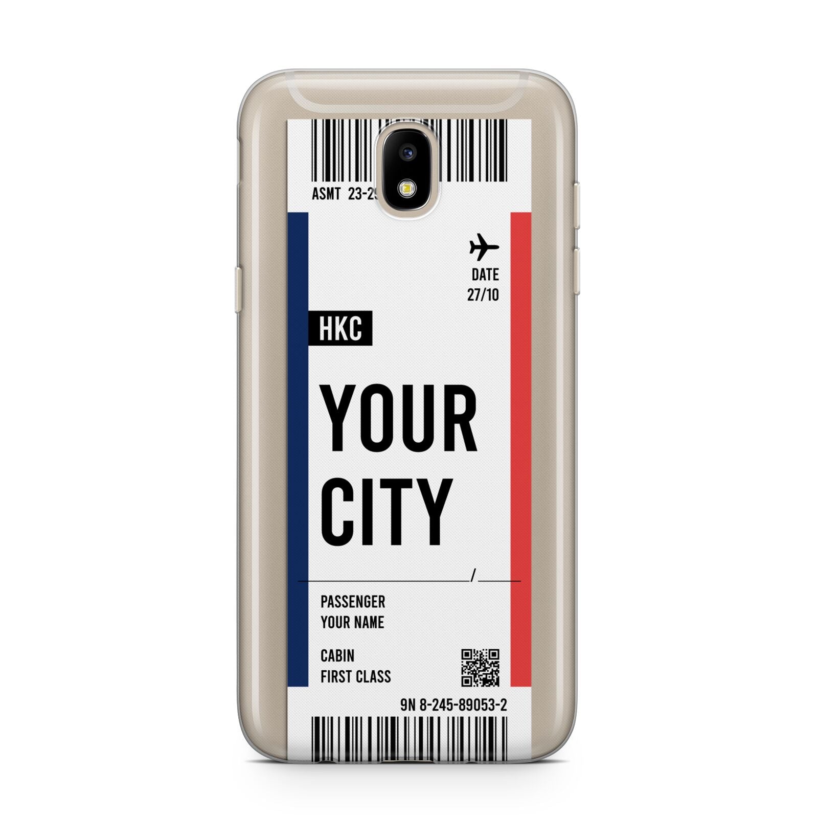 Boarding Pass Ticket Samsung J5 2017 Case
