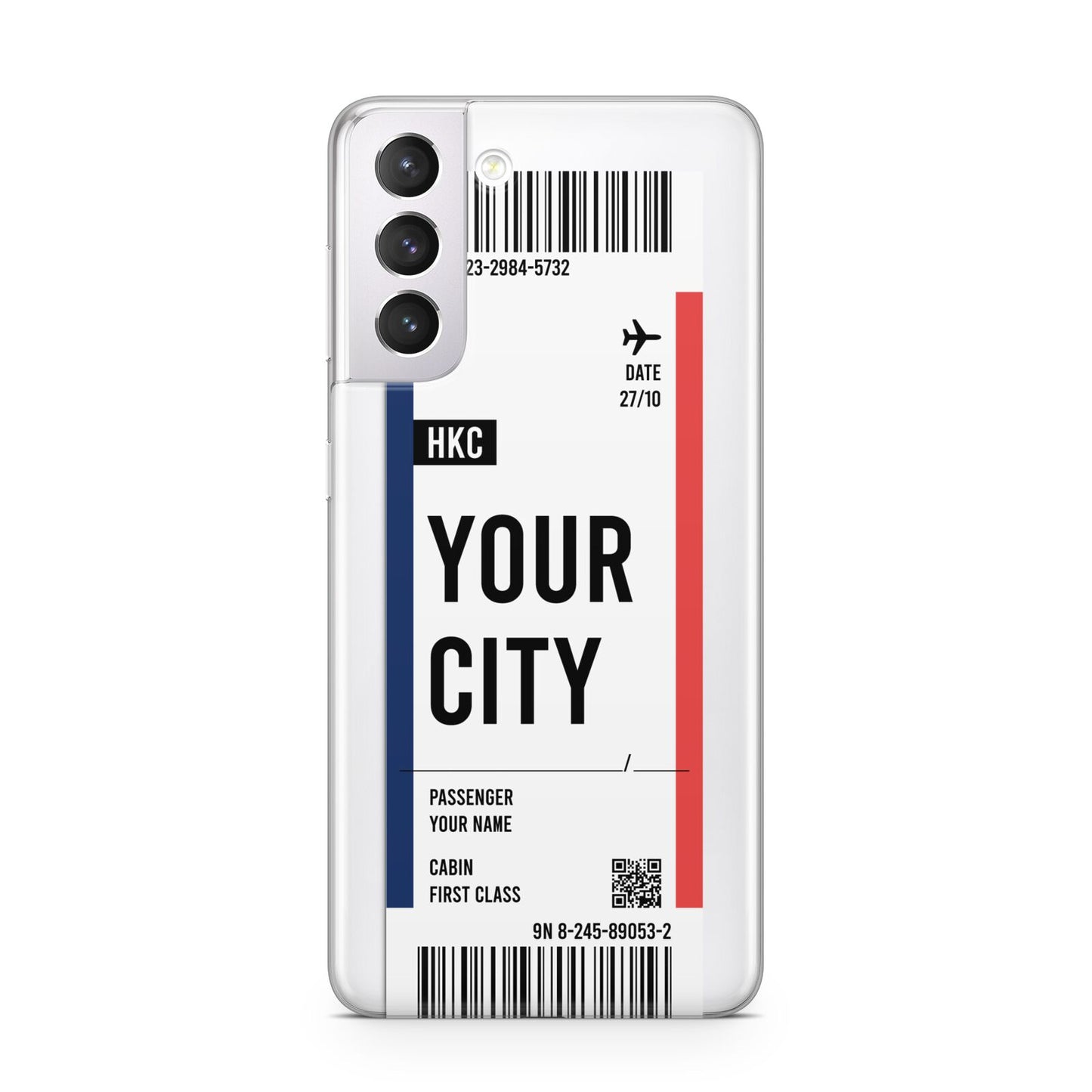 Boarding Pass Ticket Samsung S21 Case