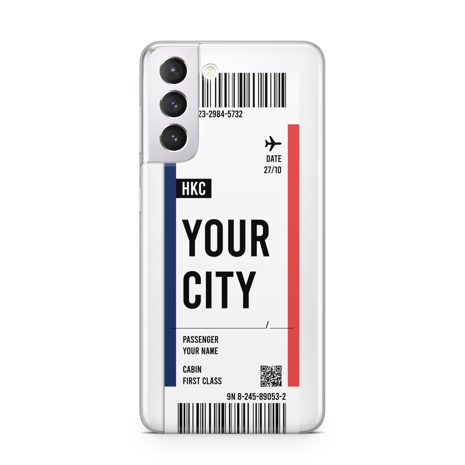 Boarding Pass Ticket Samsung S21 Case