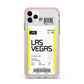 Boarding Pass iPhone 11 Pro Max Impact Pink Edge Case
