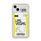 Boarding Pass iPhone 14 Plus Glitter Tough Case Starlight
