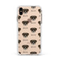 Boerboel Icon with Name Apple iPhone Xs Max Impact Case White Edge on Gold Phone