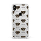 Boerboel Icon with Name Apple iPhone Xs Max Impact Case White Edge on Silver Phone