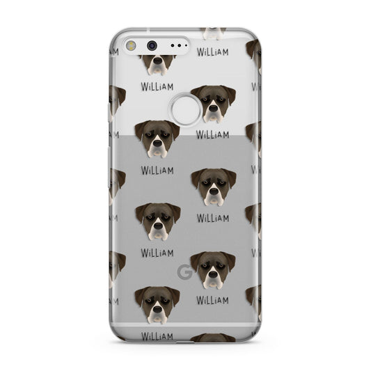 Boerboel Icon with Name Google Pixel Case
