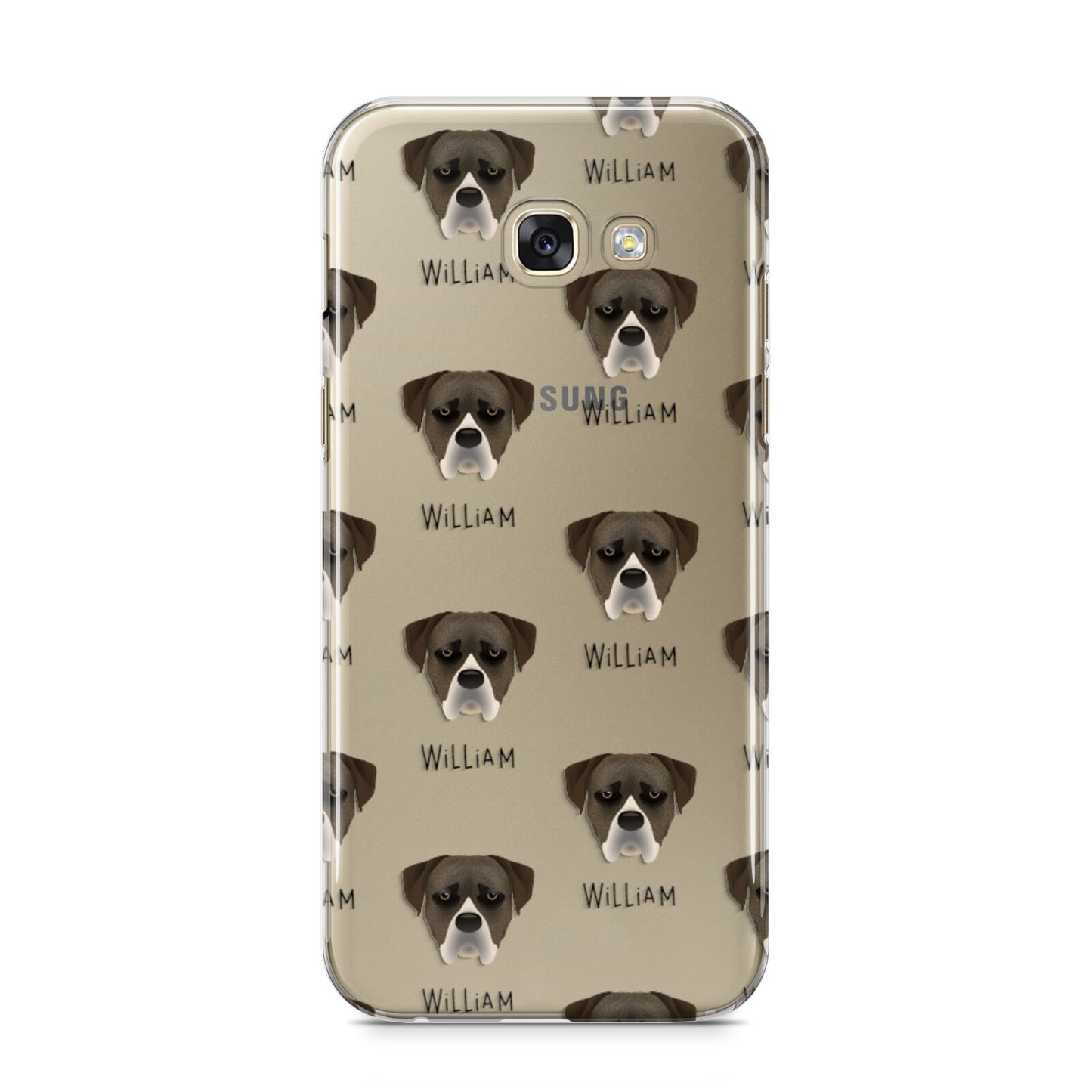 Boerboel Icon with Name Samsung Galaxy A5 2017 Case on gold phone
