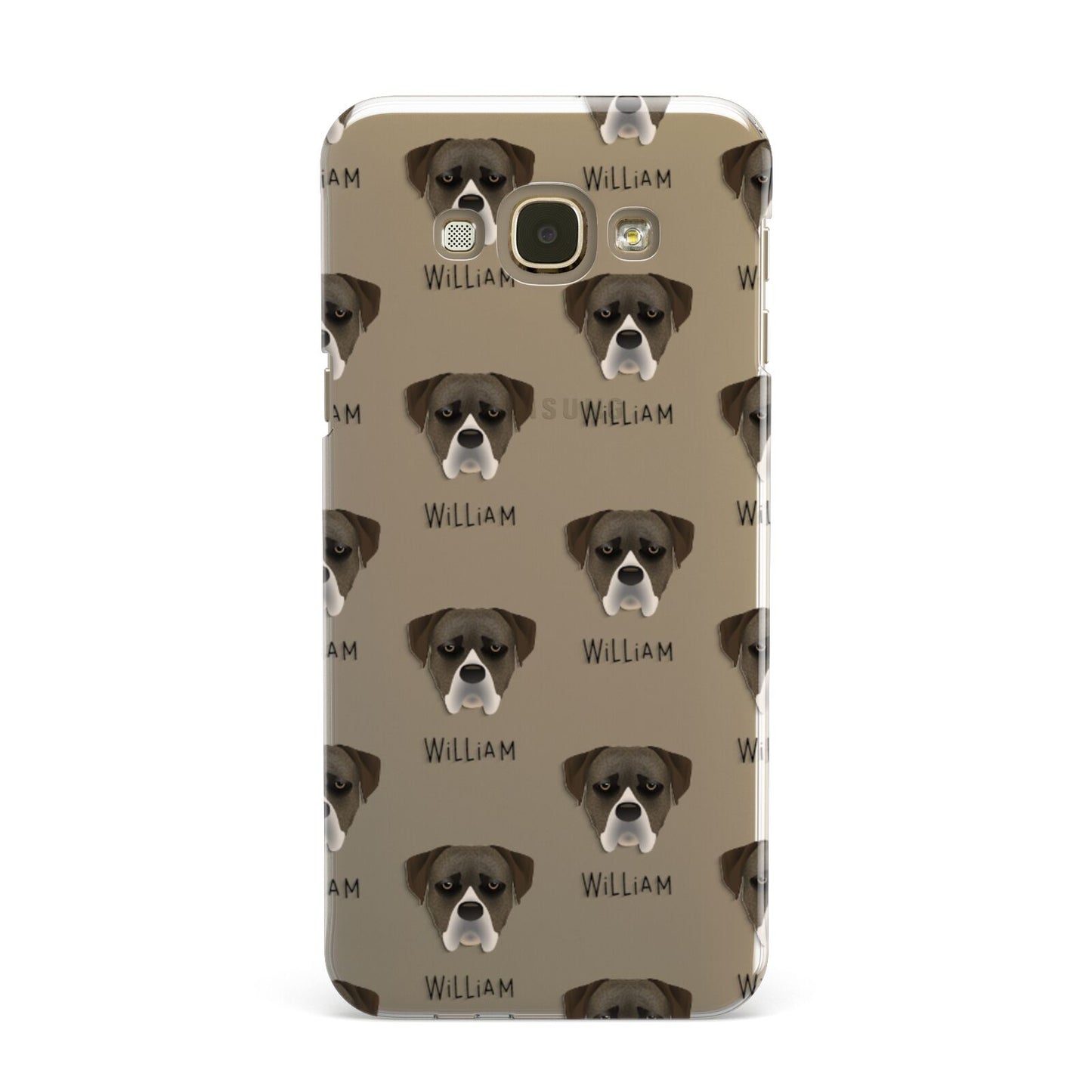 Boerboel Icon with Name Samsung Galaxy A8 Case