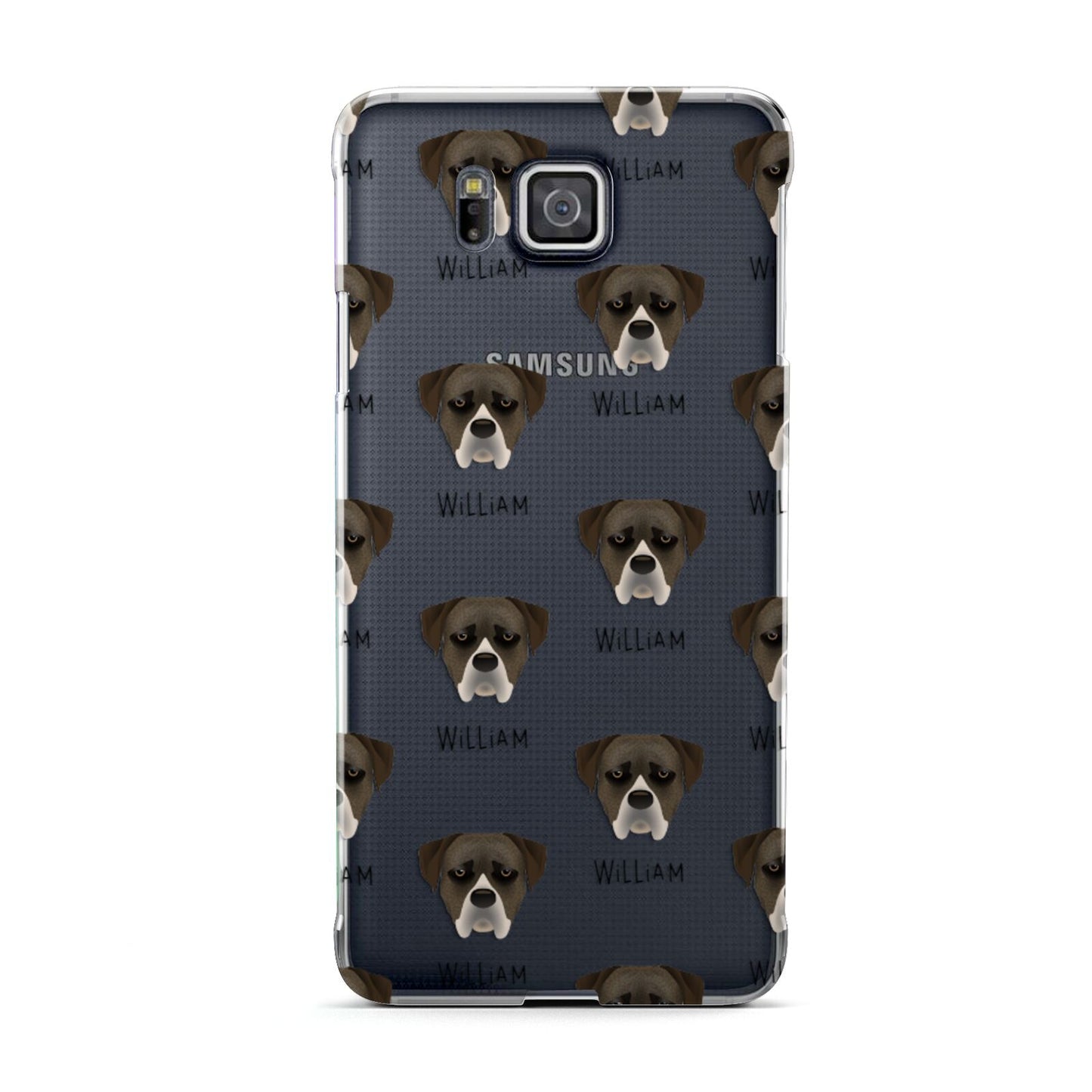 Boerboel Icon with Name Samsung Galaxy Alpha Case