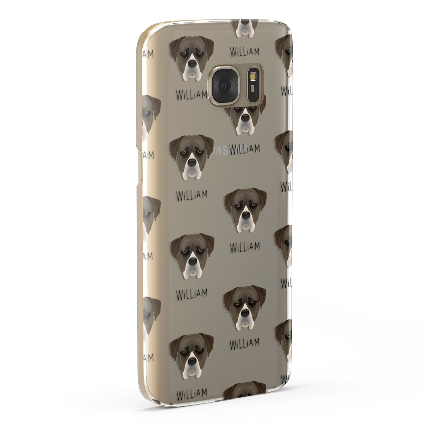 Boerboel Icon with Name Samsung Galaxy Case Fourty Five Degrees