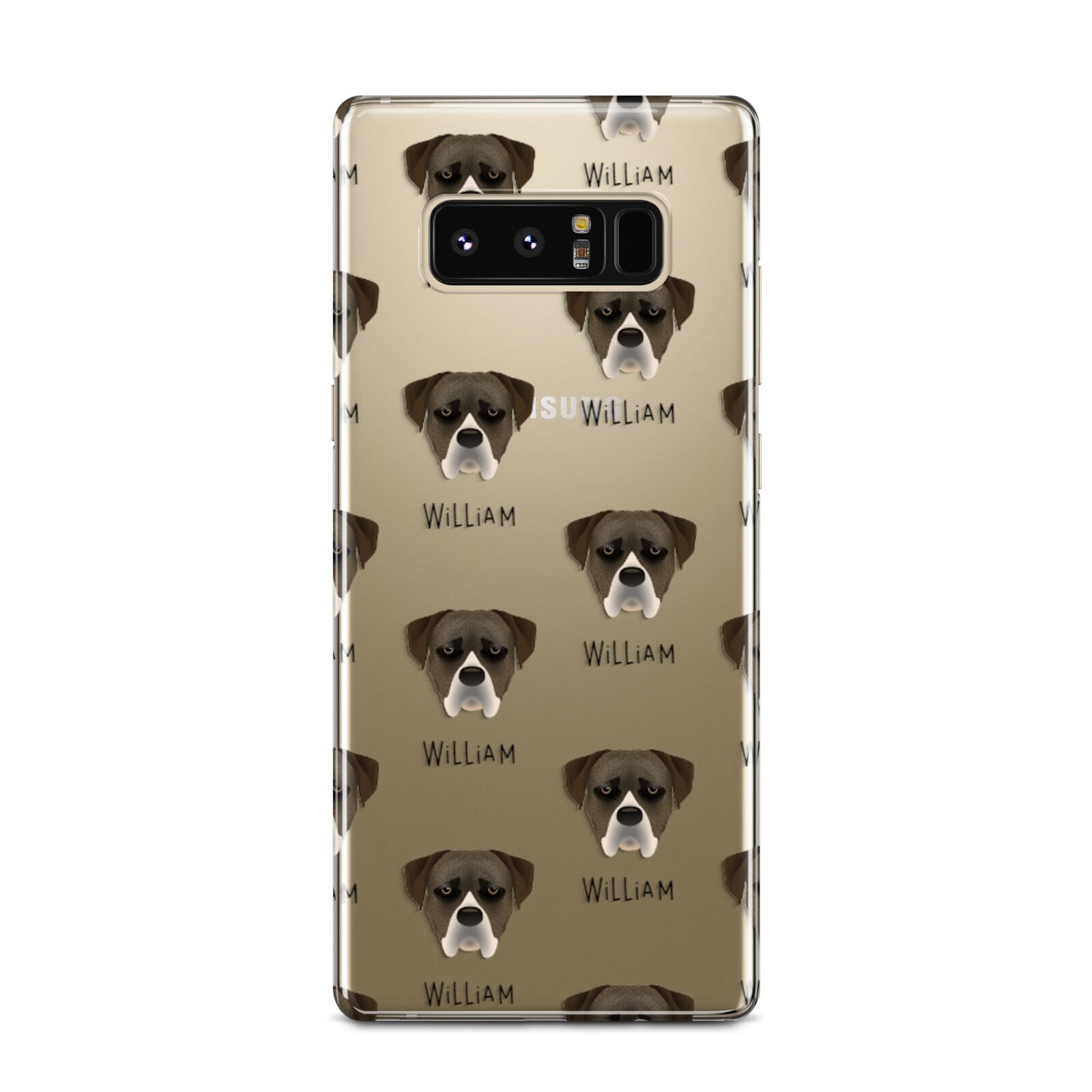 Boerboel Icon with Name Samsung Galaxy Note 8 Case