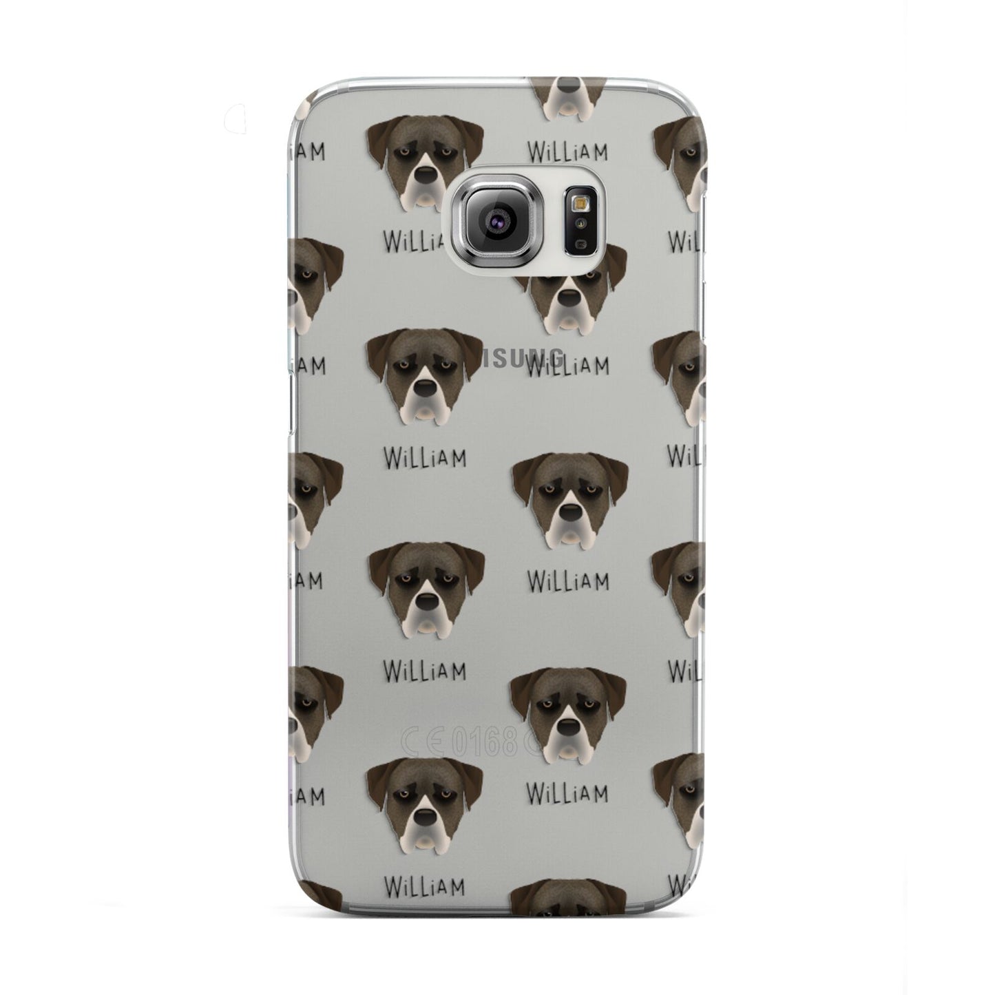 Boerboel Icon with Name Samsung Galaxy S6 Edge Case