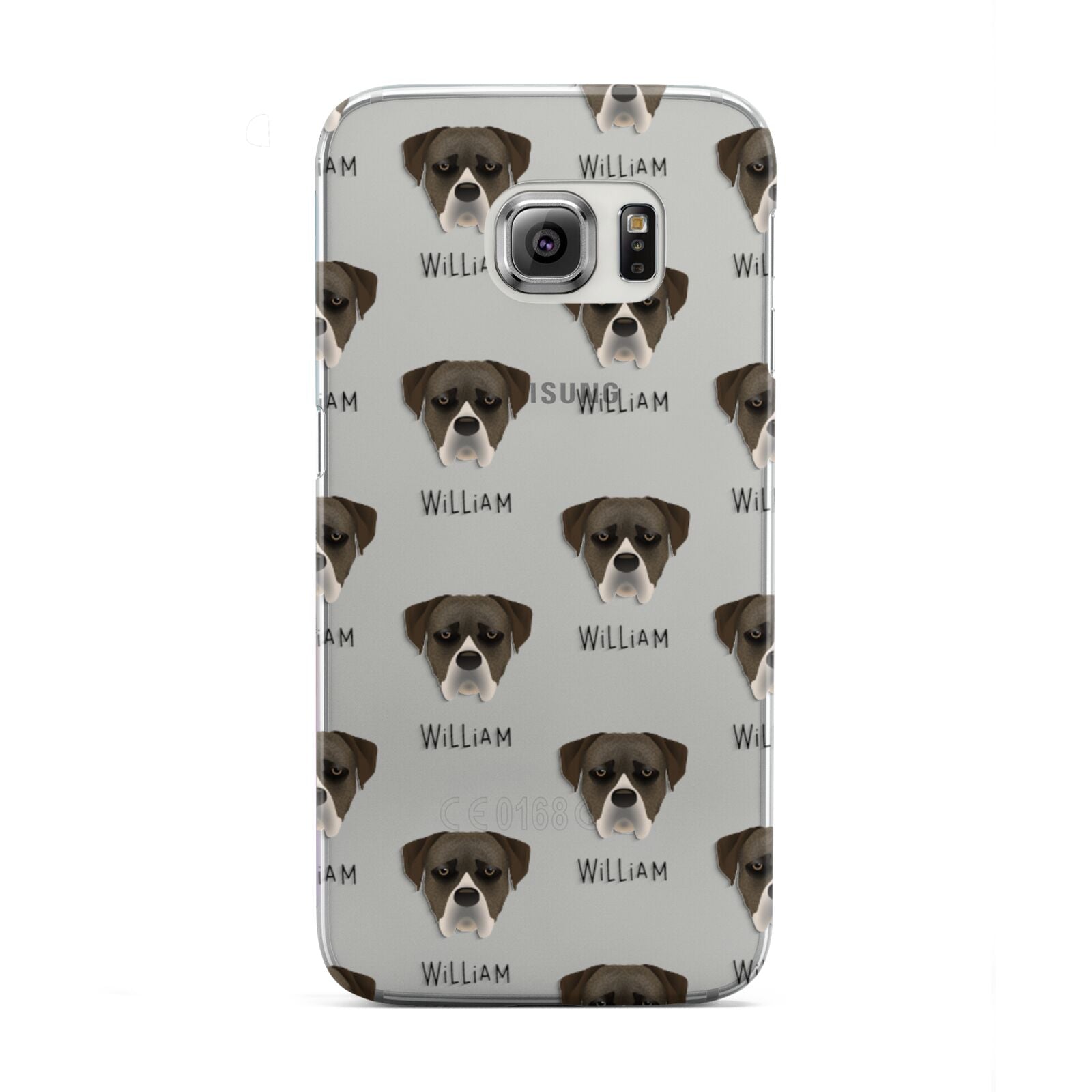Boerboel Icon with Name Samsung Galaxy S6 Edge Case