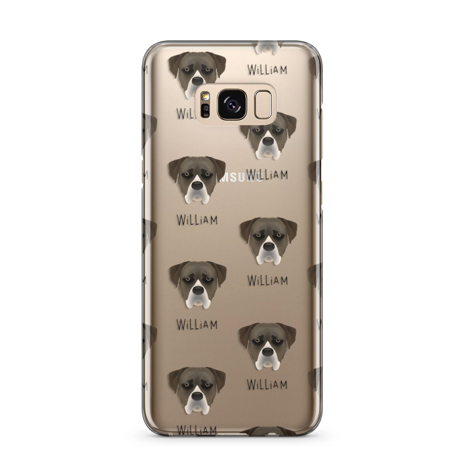 Boerboel Icon with Name Samsung Galaxy S8 Plus Case