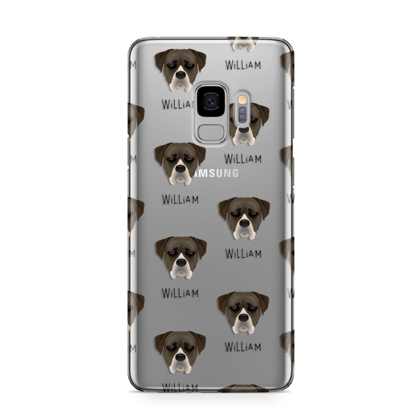 Boerboel Icon with Name Samsung Galaxy S9 Case