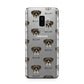 Boerboel Icon with Name Samsung Galaxy S9 Plus Case on Silver phone