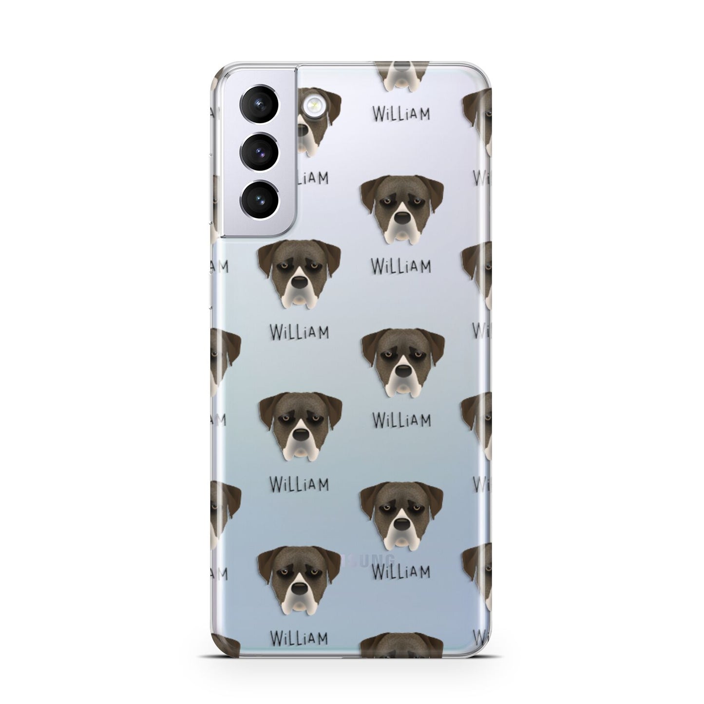 Boerboel Icon with Name Samsung S21 Plus Phone Case